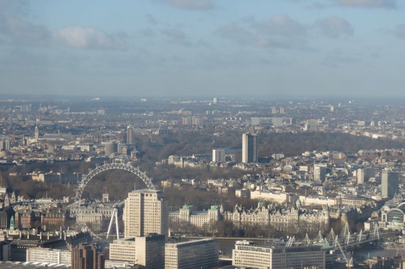 London Eye and Hyde Park - The Shard